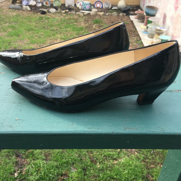 Evan Picone patent leather heels, 9M - Picture 2 of 5